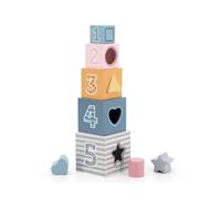 Pyramide d'éveil viga 44016 polarb - gobelets à empiler et trieur