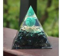 Pyramide d'orgonite Malachite, Cristal de Protection, Cadeau d'orgone
