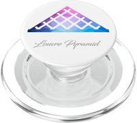 Pyramide du Louvre - Musée Paris - Pyramide de verre PopSockets PopGrip pour MagSafe