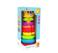 Pyramide éducative, Jouets éducatifs Cercles de Tigres 18m+, BamBam