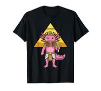 Pyramide égyptienne Axolotl Pharaon Ancienne Egypte Ancienne Ankh T-Shirt