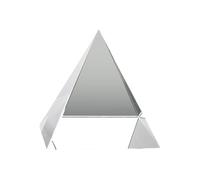 Pyramide en cristal pour loisirs créatifs - Prisme - Verre optique - Pyramide rectangulaire - Popularisation polyédrique