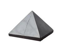 Pyramide en Shungite Premium - 50-70% de carbone - Cristal noir pour la protection et la méditation, 5cm 1.96 Inch, Acétate, Pas de pierre précieuse