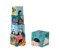 Pyramide et figurines les animaux