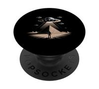 Pyramide Extraterrestre OVNI Mystère Antique Enlèvement Espace Hommes Femmes PopSockets PopGrip Adhésif