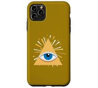 Pyramide œil Qui voit Tous Les Symboles ésotériques sacrés mystiques Coque pour iPhone 11 Pro Max