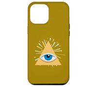 Pyramide œil Qui voit Tous Les Symboles ésotériques sacrés mystiques Coque pour iPhone 12 Pro Max