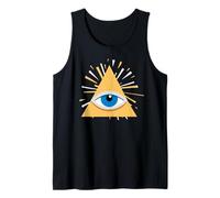 Pyramide œil Qui voit Tous Les Symboles ésotériques sacrés mystiques Débardeur
