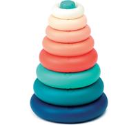 Pyramide-Jeux d'éveil-Jeu d'empilement en Plastique Souple-Développe la motricité Fine-Dès 10 Mois