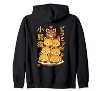 Pyramide Kawaii Panda Rouge Sweat à Capuche