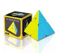 Pyramide Magic Puzzle Cubes,Pyramide Magic Cube Puzzle Cube Magique pour Plus de rapidité et de précision avec des Couleurs Vives