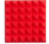 Pyramide mousse acoustique insonorisée Absorption isolation traitement Studio Pad panneaux muraux autocollant Pour l'atténuation du son(12PCS)