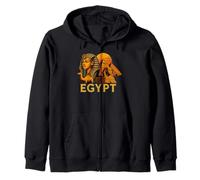 Pyramide Pharaon de Voyage rétro Egypte Camel Sphinx Sweat à Capuche