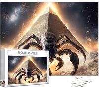 Pyramide Puzzle 3000 Pièces Adultes, 5D DIY Puzzle Scorpion Couleur Puzzles, Jigsaw Jeu éducatif effrayant, Ddifficile pour Adultes avec Emballage Cadeau for Decoration Chambre Murale, Cadeau,Model408