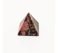 Pyramide Rodonite naturelle 4 cm - Pyramide - Cristaux polis avec propriétés énergétiques, pyramide pierre (Rodonite, 4 cm)