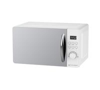 PYRAMIDEA FOM202W Four à micro-ondes numérique avec porte miroir 20 L, puissance 800 W, couleur blanche