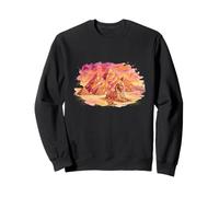 Pyramides colorées au Coucher du Soleil de Gizeh Sphinx mosaïque égyptienne Sweatshirt