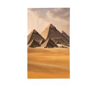Pyramides d'Égypte Drapeau décoratif d'extérieur pour jardin, terrasse, boîte aux lettres, porche, véranda