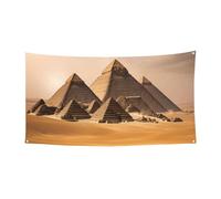 Pyramides d'Égypte Impression Intérieur Extérieur Fête Fête Bannière Célébrations Halloween Event Toile de fond Décor