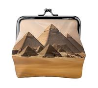 Pyramides d'Égypte - Porte-monnaie élégant et unique - Avec verrou - Étanche - Pour pièces de monnaie