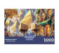Pyramides d'Égypte Puzzle 1000 Pièces De Haute Qualité pour La Famille - Cadeau Unique Et Défi Ludique, Jeu Captivant pour Adultes Et Enfants 38x26cm/1000pcs
