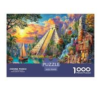 Pyramides d'Égypte Puzzle 1000 Pièces pour La Famille - en Papier Recyclé, Un Captivant Défi Ludique pour Adultes Et Enfants, Idée Cadeau 70x50cm/1000pcs