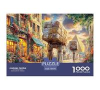 Pyramides d'Égypte Puzzle 1000 Pièces pour Tous Âges - Jeu Éducatif en Papier Recyclé, Défi Et Décoration pour La Maison 70x50cm/1000pcs