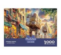 Pyramides d'Égypte Puzzle 1000 Pièces pour Tous Âges - Jeu Éducatif en Papier Recyclé, Défi Et Décoration pour La Maison 52x38cm/1000pcs