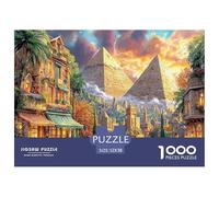 Pyramides d'Égypte Puzzle 1000 Pièces pour Tous Âges - Jeu Éducatif en Papier Recyclé, Défi Et Décoration pour La Maison 52x38cm/1000pcs