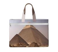 Pyramides d'Égypte Sac fourre-tout en toile grande capacité pour homme et femme