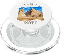 Pyramides du Caire en Egypte « Le Caire » en Vacances Arabes égyptiennes PopSockets PopGrip pour MagSafe