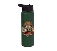 Pyramides du Mexique Teotihuacan Stainless Steel Insulated Water Bottle