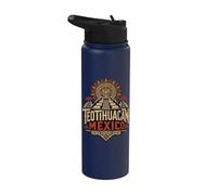 Pyramides du Mexique Teotihuacan Stainless Steel Insulated Water Bottle