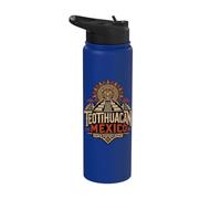 Pyramides du Mexique Teotihuacan Stainless Steel Insulated Water Bottle