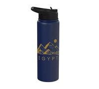 Pyramides Égyptiennes Je Suis Égyptien Dieu Archéologie Stainless Steel Insulated Water Bottle