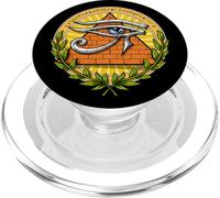 Pyramides égyptiennes Oeil d'Horus Ankh Hiéroglyphes PopSockets PopGrip pour MagSafe
