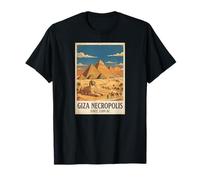 Pyramides et Sphinx de la nécropole de Gizeh Depuis 2589 Avant JC T-Shirt