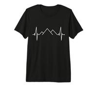 Pyramides Skyline Heartbeat Égypte Caire Pyramide de Gizeh T-Shirt Haut de Gamme