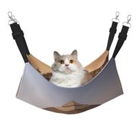 Pyramids of Egypt Hamac pour chat à suspendre dans une cage, lit réglable pour animal domestique, hamac de couchage doux pour chats, furet