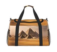 Pyramids of Egypt Sac de voyage pliable pour week-end Noir Taille unique Noir Taille unique, Noir , Taille unique