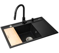 Pyramis Camea évier avec mitigeur noir/noire 070168401I