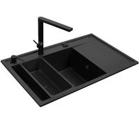 Pyramis Camea évier avec mitigeur noir/noire 070168402BT