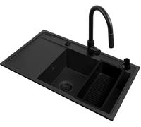 Pyramis Camea évier avec mitigeur noir/noire 070168502BE