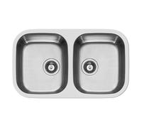 Pyramis Dione évier en acier inoxydable 76.6x45.6 cm acier 109400630