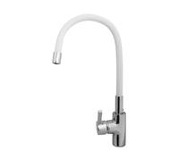 Pyramis Flessi mitigeur de cuisine sur pied chrome-blanc 090919538