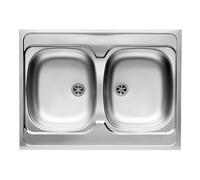 Pyramis Intl évier en acier inoxydable 80x60 cm 100117801