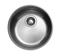 Pyramis Iris évier en acier inoxydable 40.7x40.7 cm acier 100009401