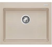 Pyramis Istros évier en granit 61x50 cm beige 070187012