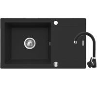 Pyramis Korfu évier avec mitigeur noir/noire 070167301BN