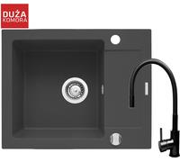 Pyramis Mido évier avec mitigeur carbone/noire 070088501FB